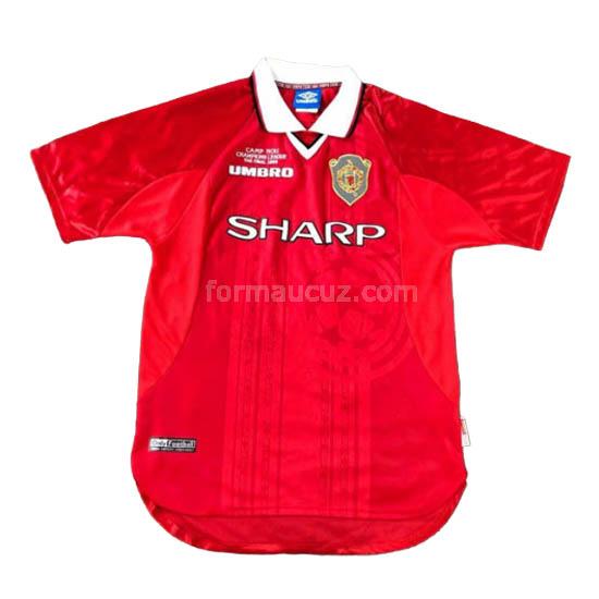 umbro manchester united 1999-2000 İç saha maç retro formaları